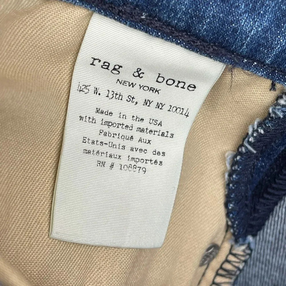 Rag and Bone Mazie Jean size 24 - Picture 13 of 13